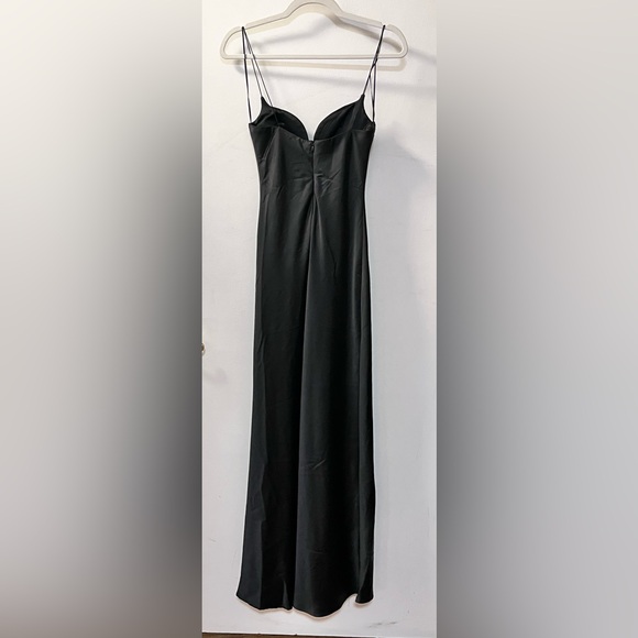 Nwt- Zara- long satin effect dress- M - Picture 5 of 7